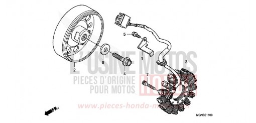 GENERATRICE CBF600NA de 2010